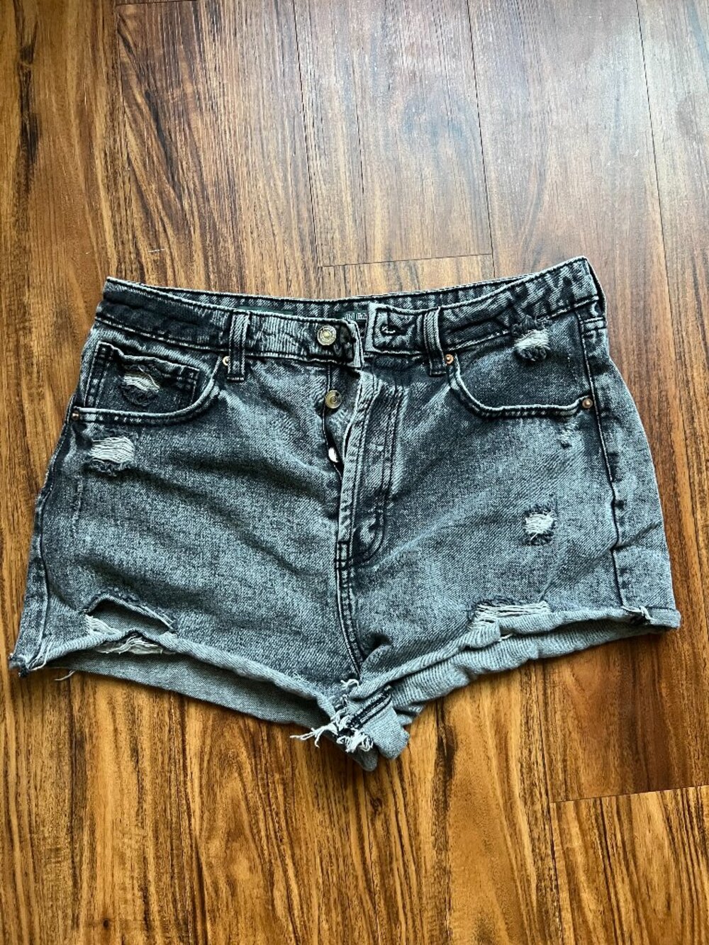 Wild Fable Cargo Shorts Womenβs 12 Distressed Denim Y2K Utility Grunge